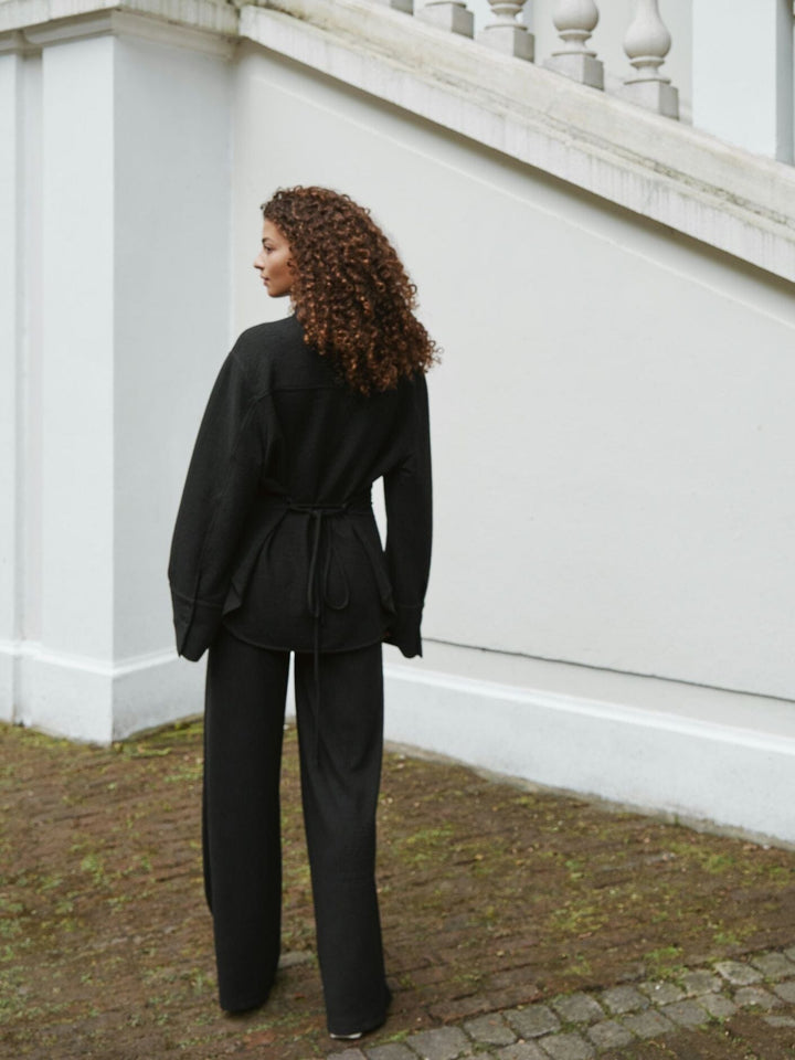 Neo Noir - Waldita Structure Shirt 166244 - 100 - Black Skjorter