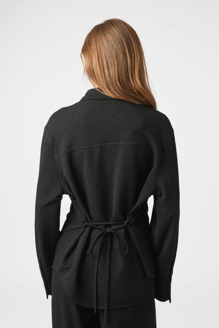 Neo Noir - Waldita Structure Shirt 166244 - 100 - Black