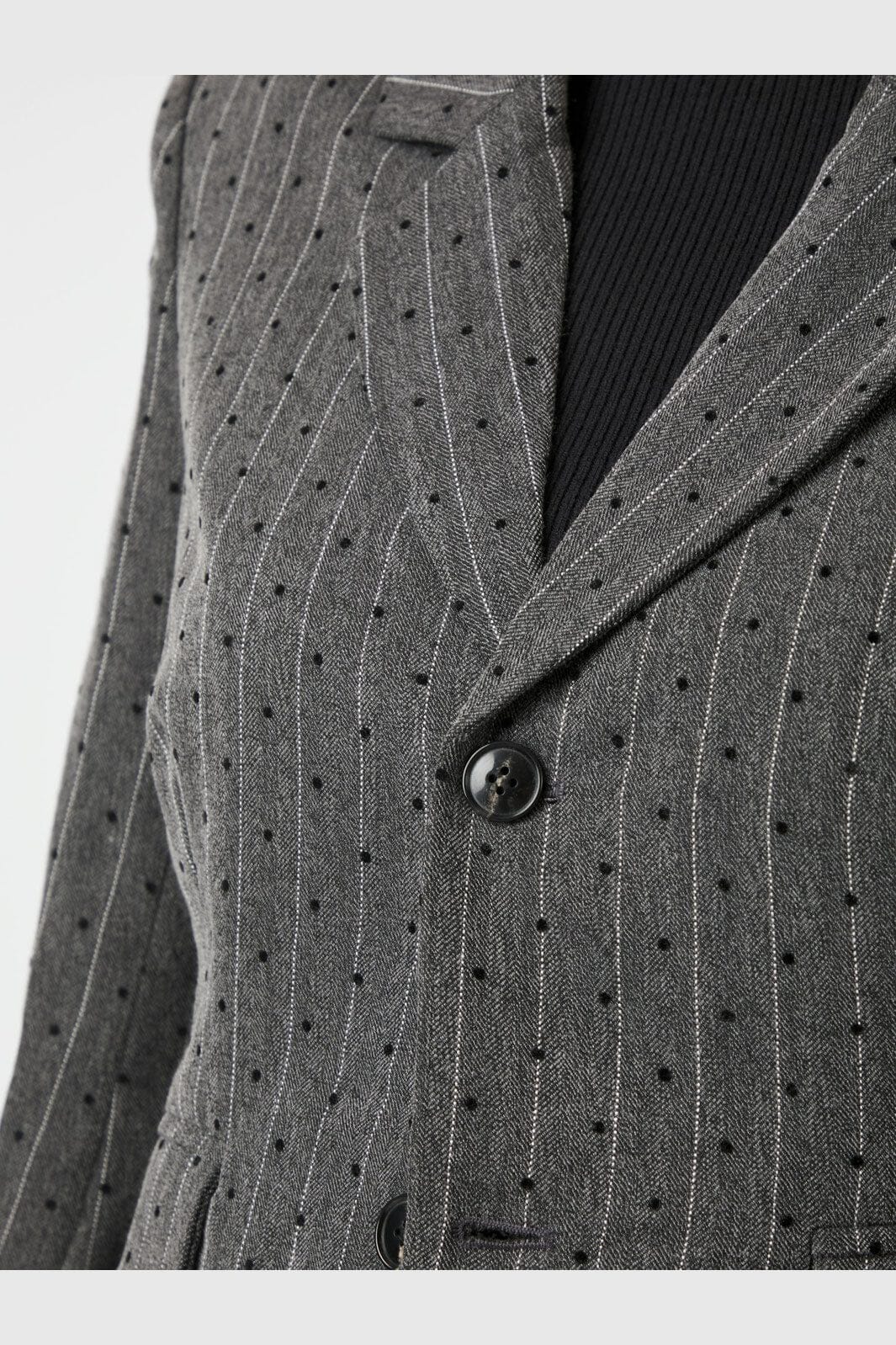 Neo Noir - Willa Mini Dot Blazer 166795 - 107 - Dark Grey Melange