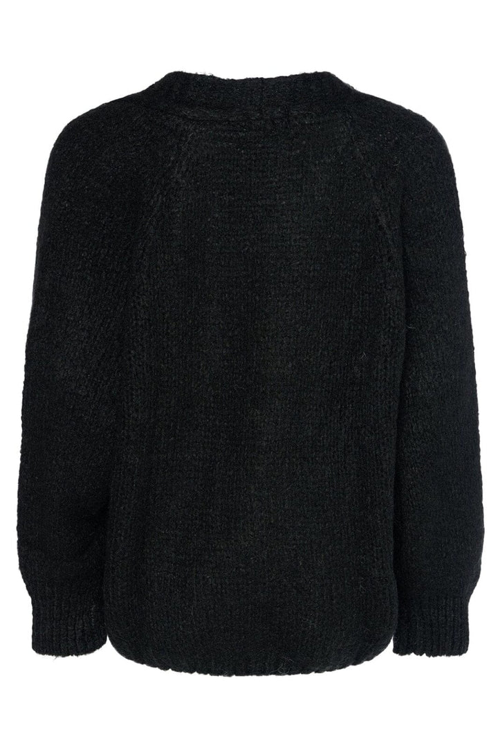Noella - Fora Knit Cardigan - 004 Black