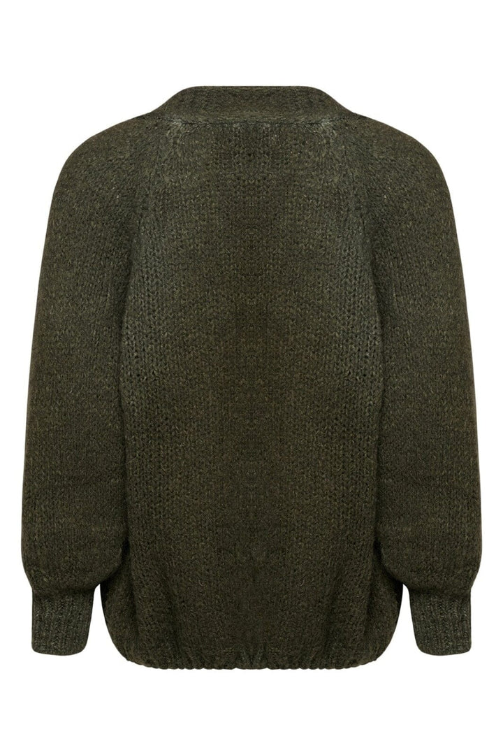 Noella - Fora Knit Cardigan - 545 Dark Army