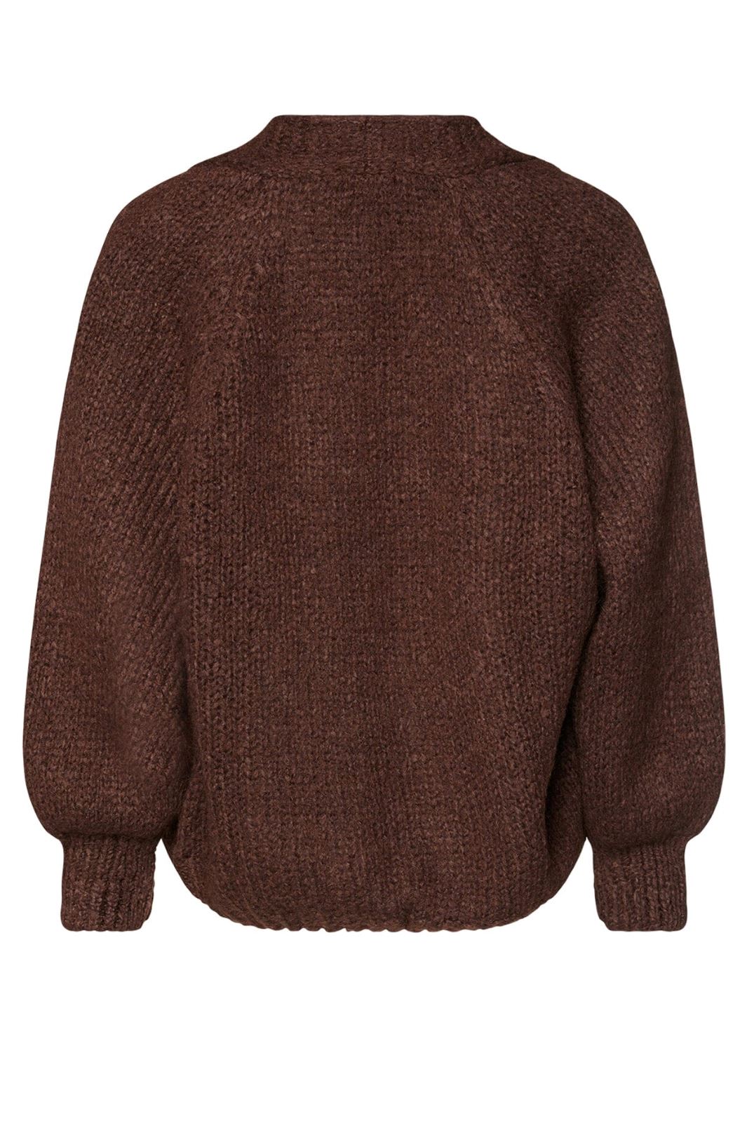 Noella - Fora Knit Cardigan - 548 Dark Brown