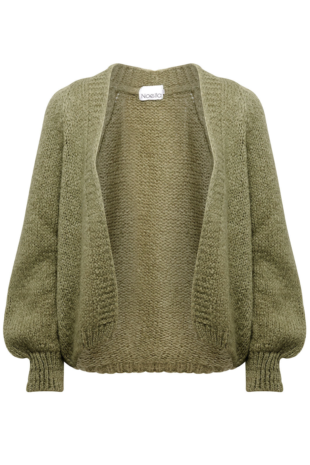 Noella - Fora Knit Cardigan - Army Cardigans