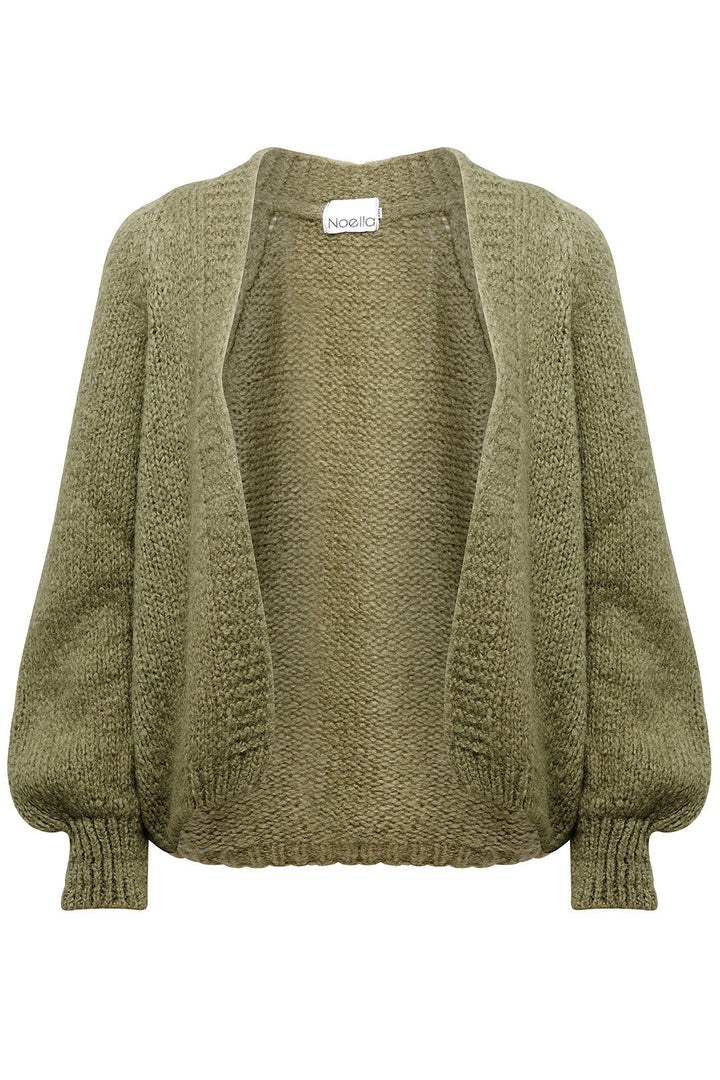 Noella - Fora Knit Cardigan - Army Cardigans