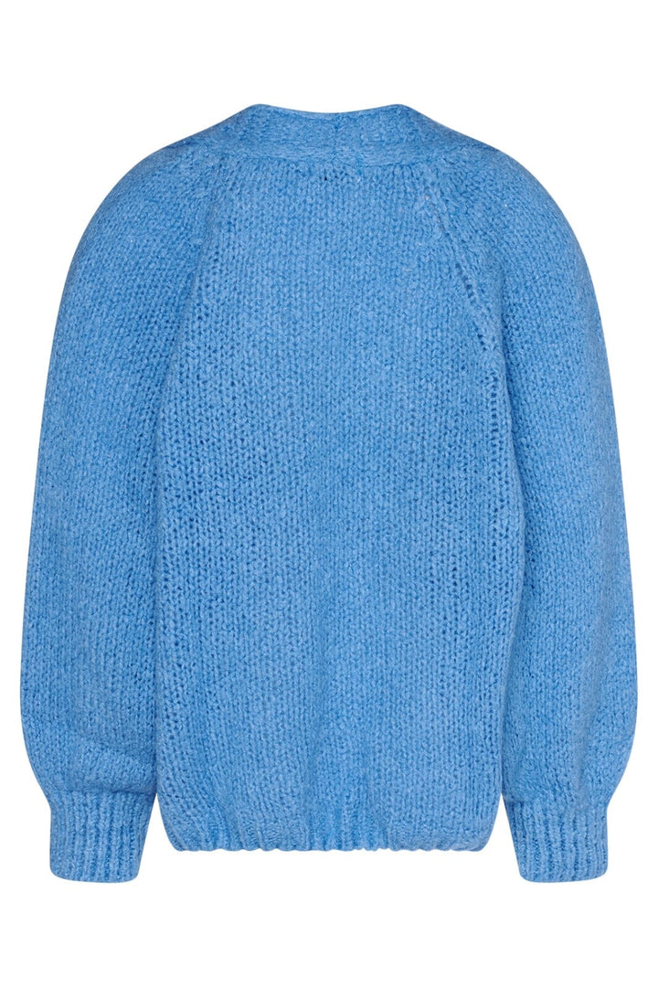 Noella - Fora Knit Cardigan - Blue Cardigans