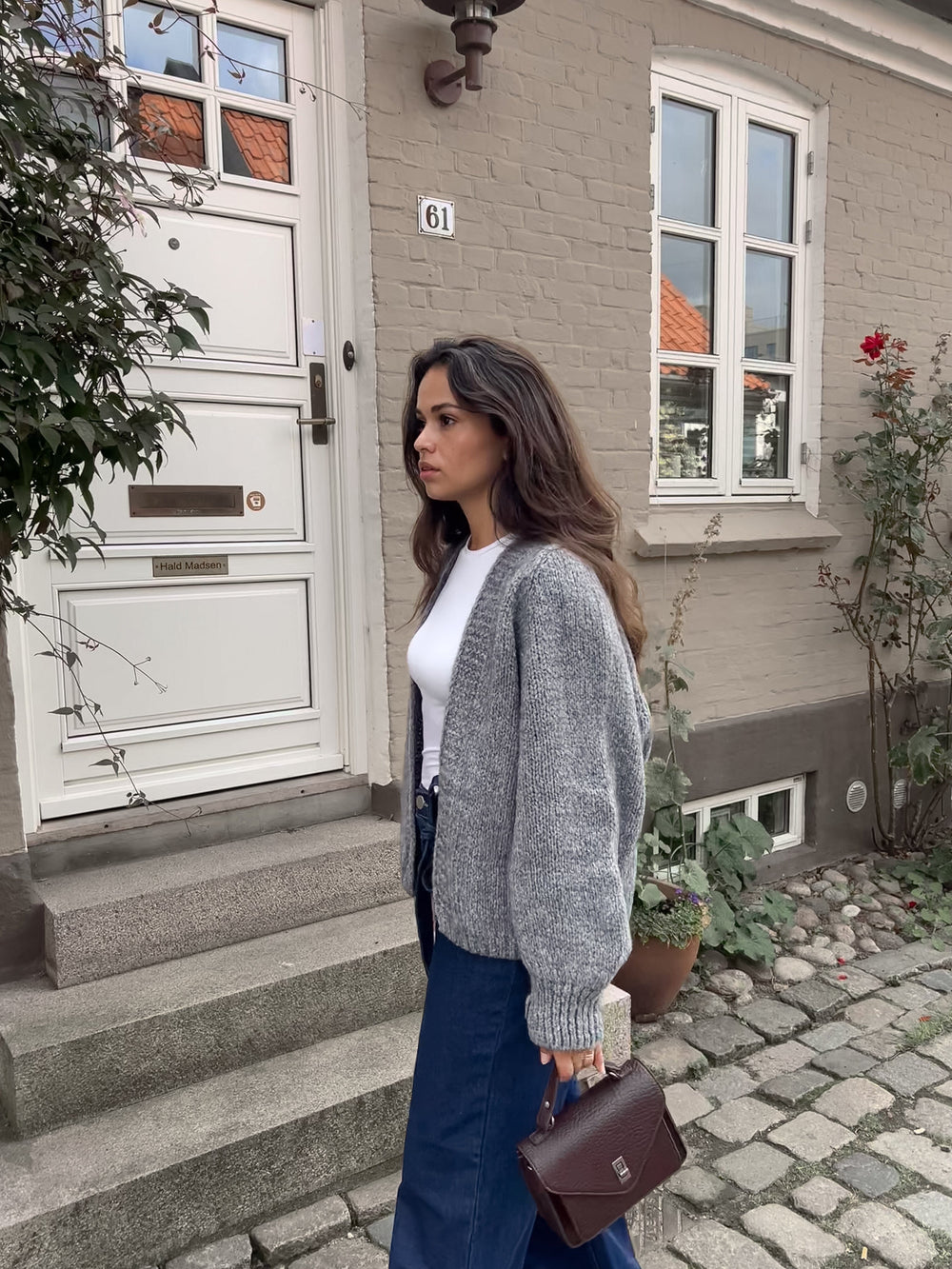 Noella - Fora Knit Cardigan - Light Grey Cardigans