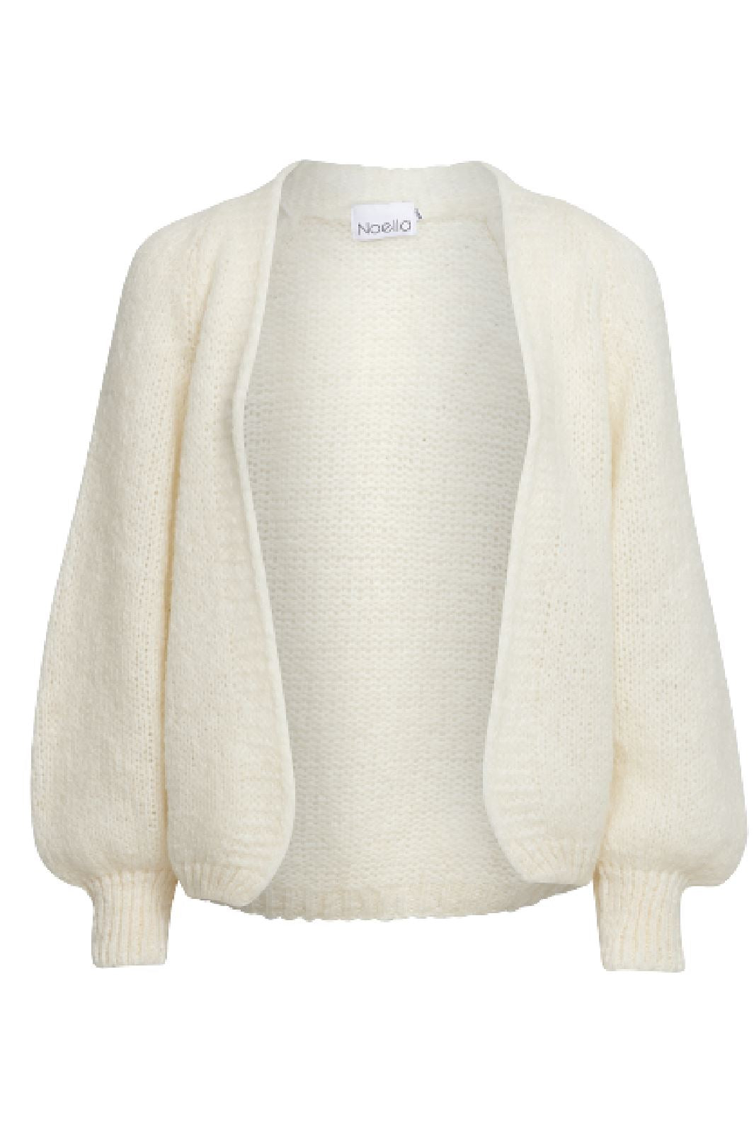 Noella - Fora Knit Cardigan - White Cardigans
