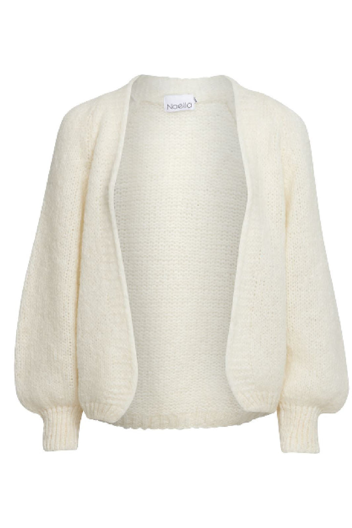 Noella - Fora Knit Cardigan - White Cardigans