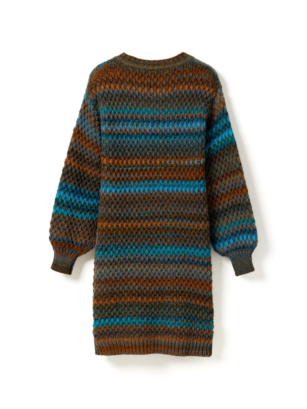 Noella - Gio Knit Cardigan 12161022 - 1387 - Turquoise Brown Mix Cardigans