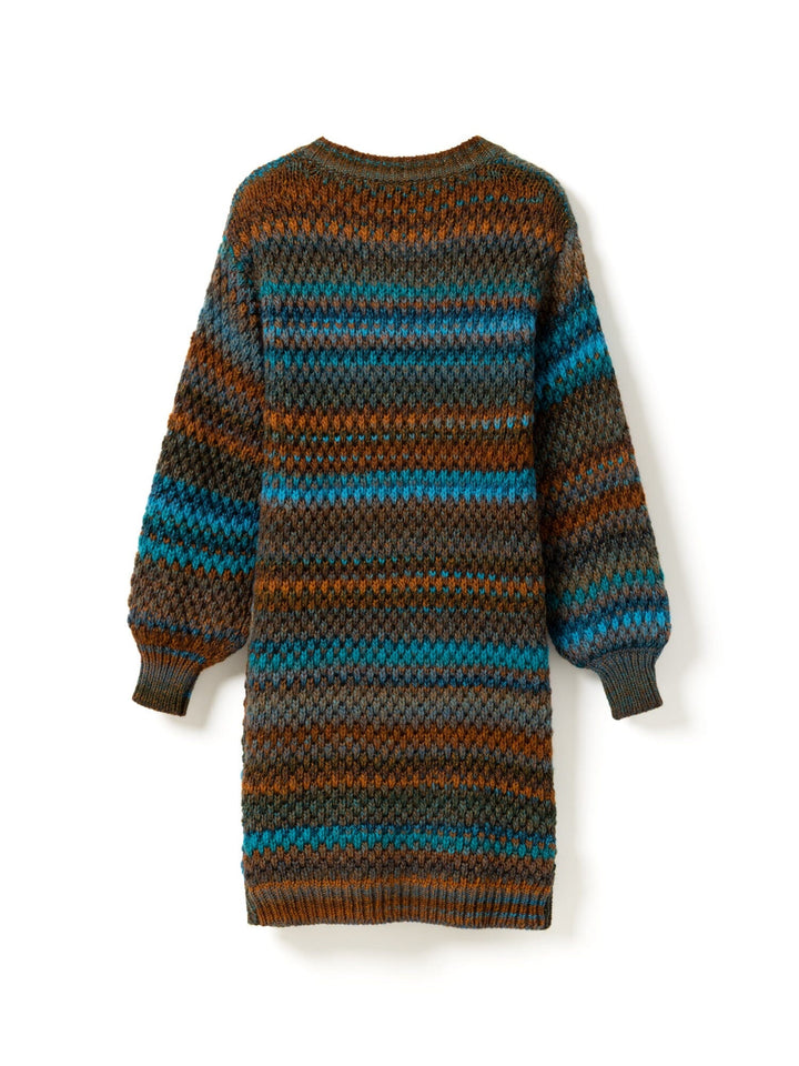 Noella - Gio Knit Cardigan 12161022 - 1387 - Turquoise Brown Mix Cardigans