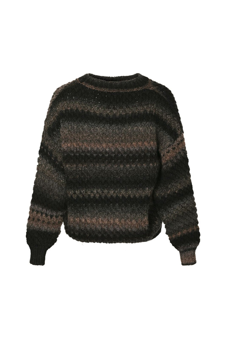Noella - Gio Knit Sweater 12165005 - 1415 - Brown Grey Mix