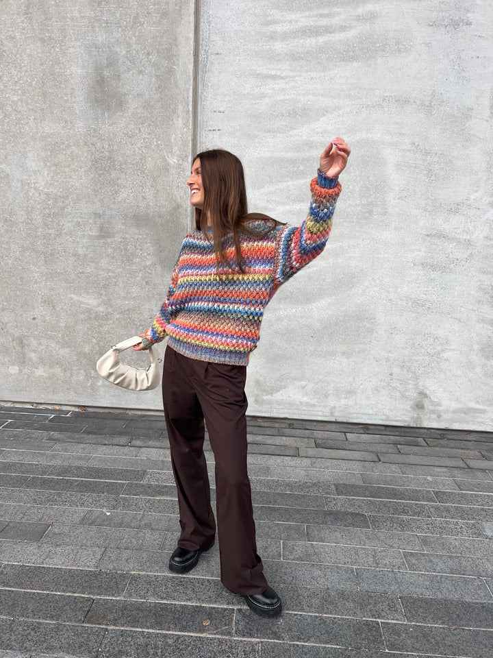 Noella - Gio Sweater - Multi Mix Strikbluser