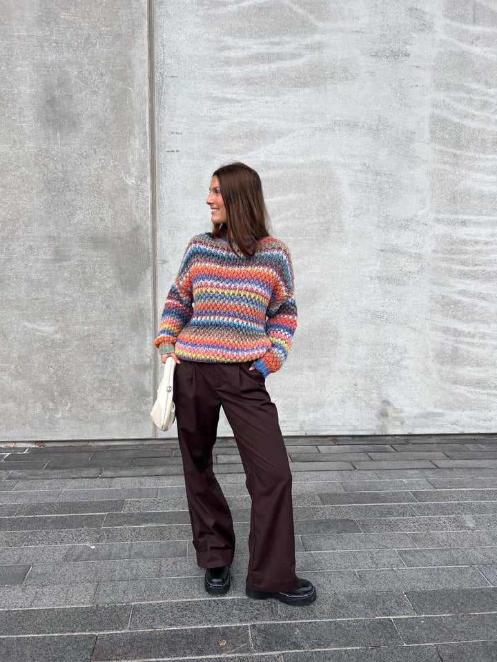 Noella - Gio Sweater - Multi Mix Strikbluser