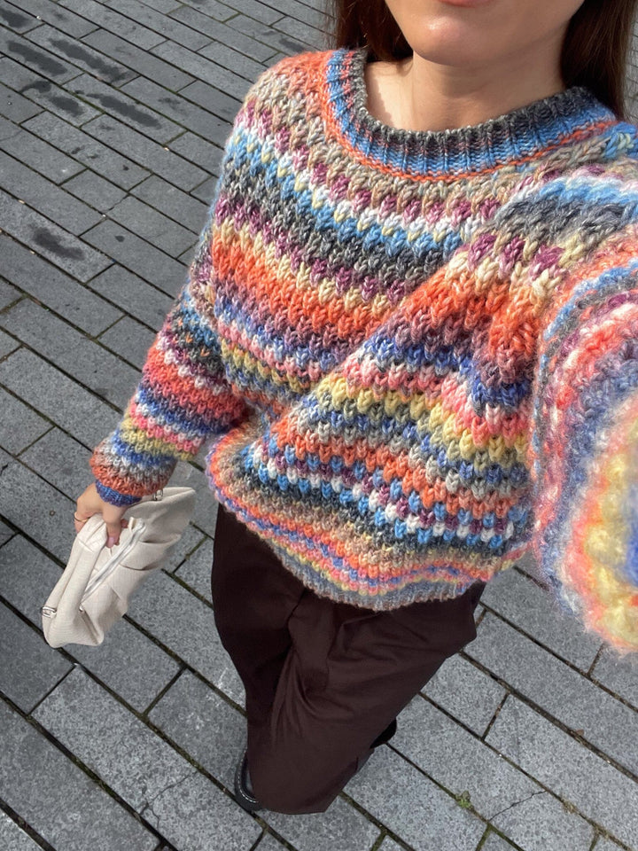 Noella - Gio Sweater - Multi Mix Strikbluser