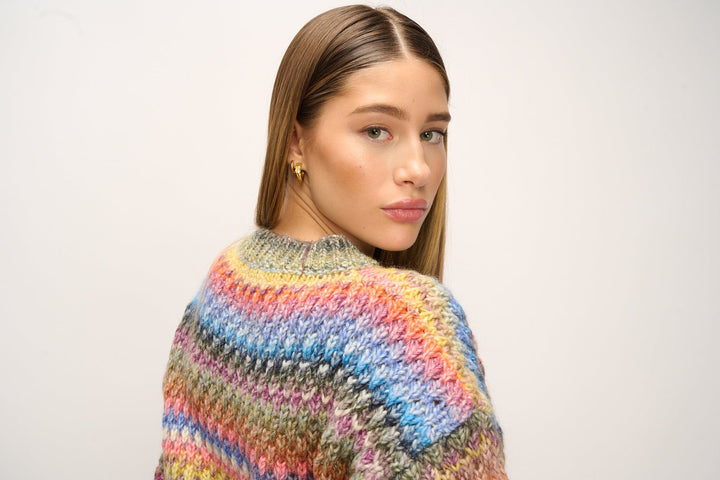 Noella - Gio Sweater - Multi Mix Strikbluser