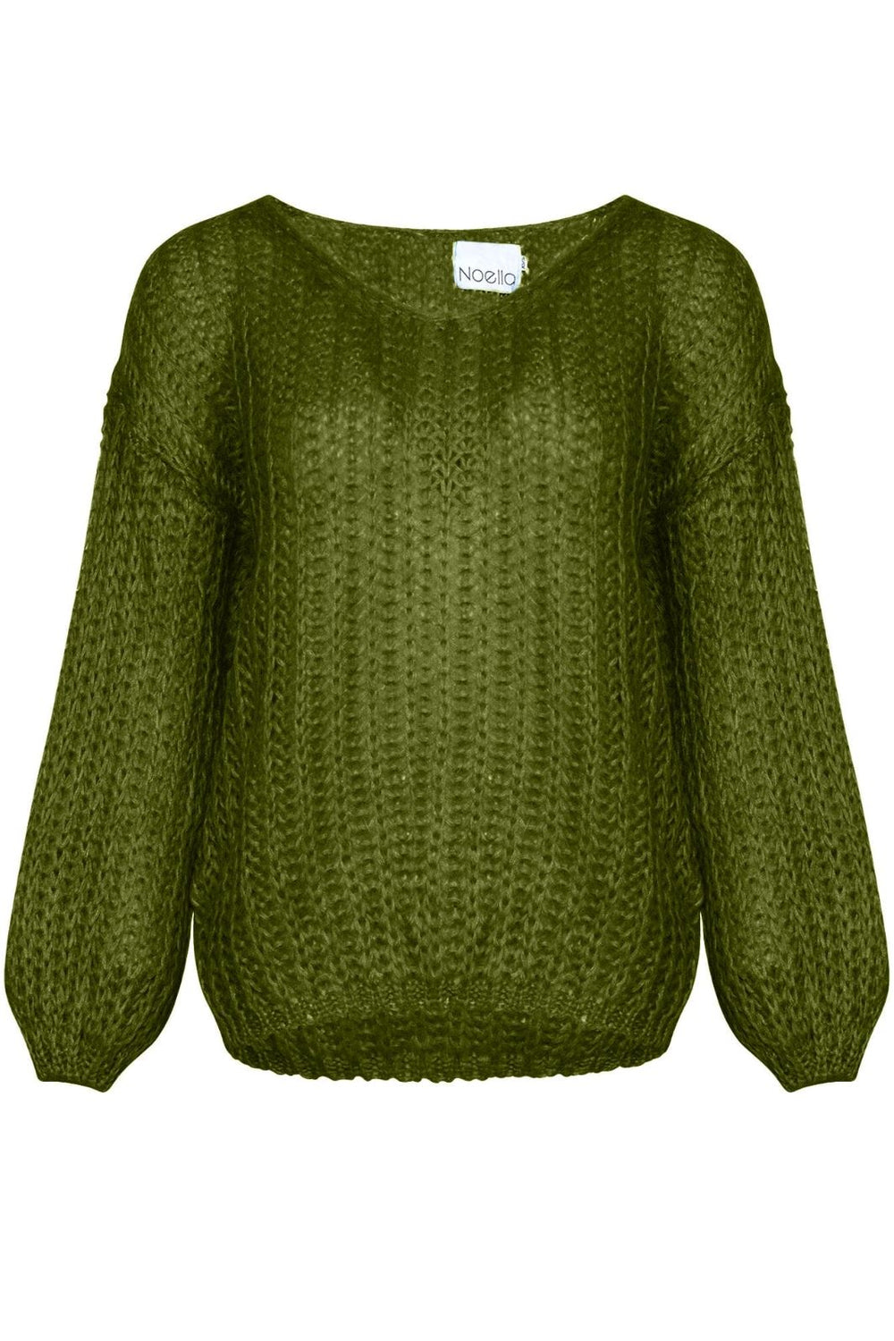 Noella - Joseph Knit Sweater - 010 Army Green Strikbluser