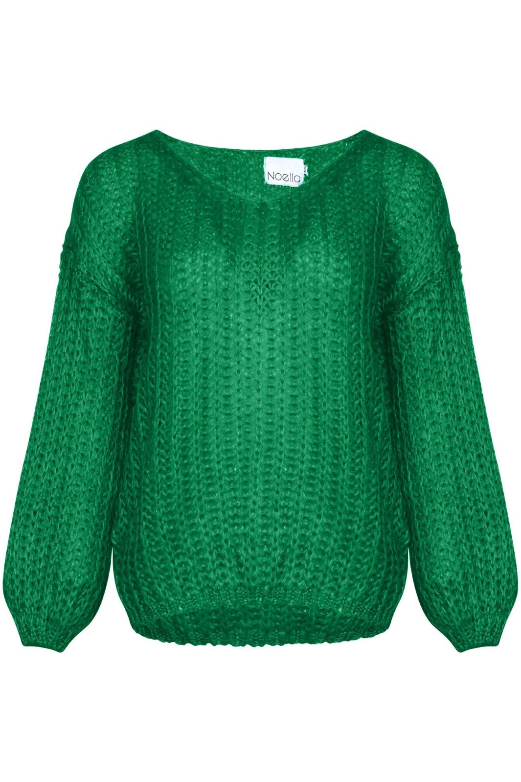 Noella - Joseph Knit Sweater - 512 Dark Green Strikbluser