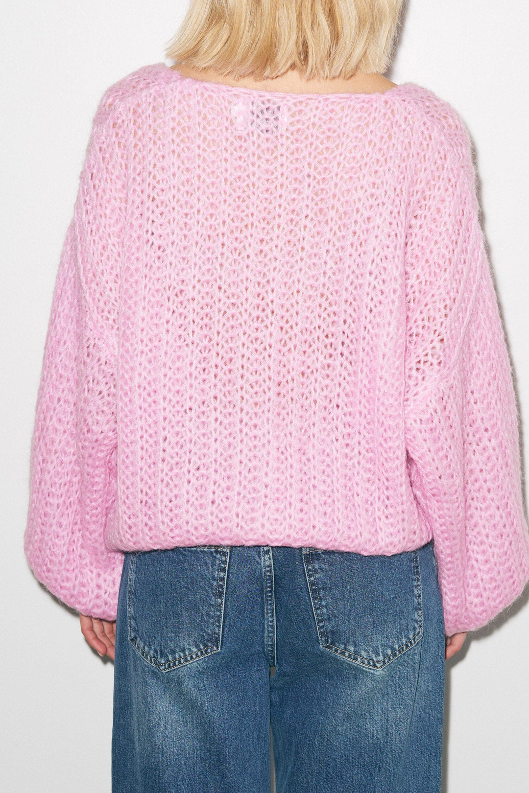 Noella - Joseph Knit Sweater - 599 Dusty Pink Strikbluser