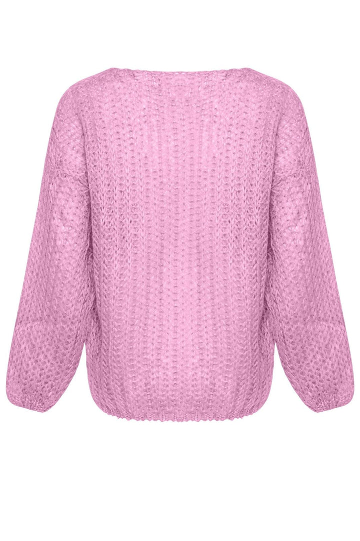 Noella - Joseph Knit Sweater - 599 Dusty Pink Strikbluser