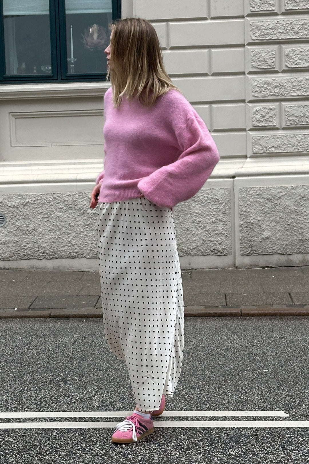 Noella - Kae Knit 12940085 - 549 - Blush Strikbluser