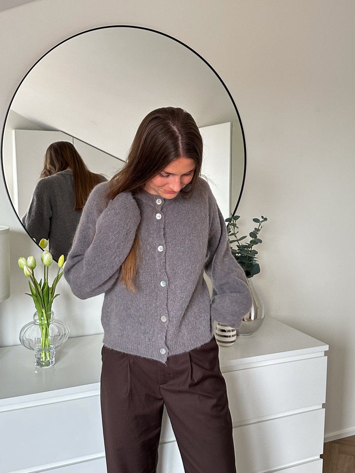 Noella - Kae Knit - 173 Coffee Strikbluser