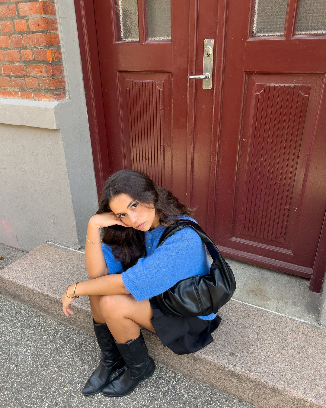 Noella - Kae Ss Knit Cardigan 12940086 - 1386 - Dove Blue Cardigans