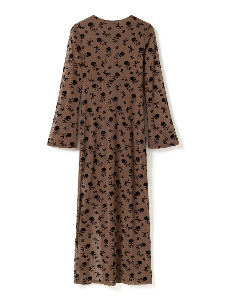 Noella - Kameyella Dress 14110002 - 1384 - Clarity Morel Print Kjoler