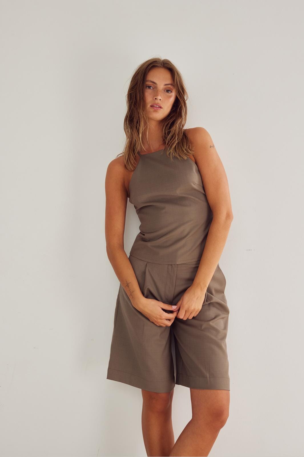 Noella - Kaziana Shorts 12700031 - 1290 Timber Brown