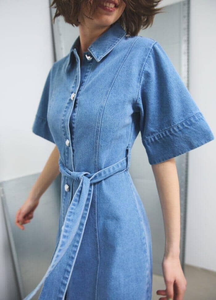 Noella - Keisley Dress - 1235 Light Blue Wash Kjoler