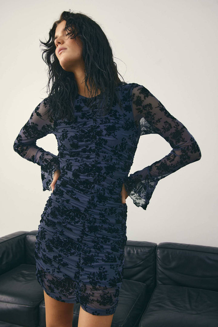 Noella - Lavetta Dress 14560001 - 1412 - Cobi Blue Print Kjoler