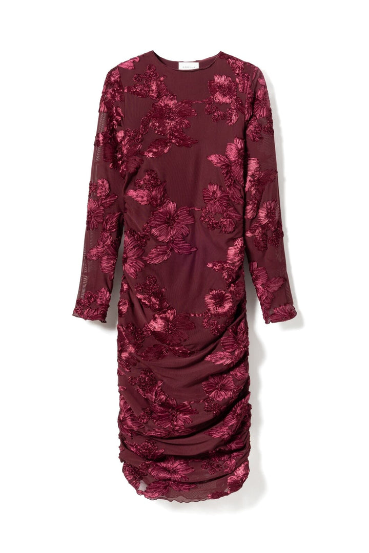 Noella - Lavinia L/S Dress 13500002 - 1393 - Winetasting Kjoler