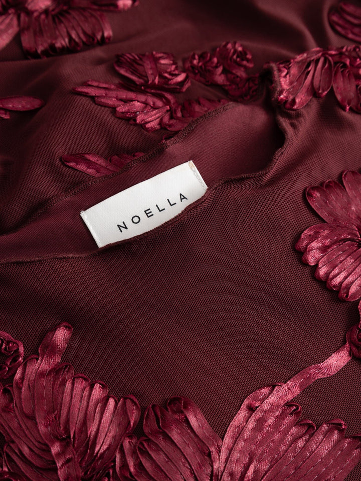 Noella - Lavinia L/S Dress 13500002 - 1393 - Winetasting Kjoler