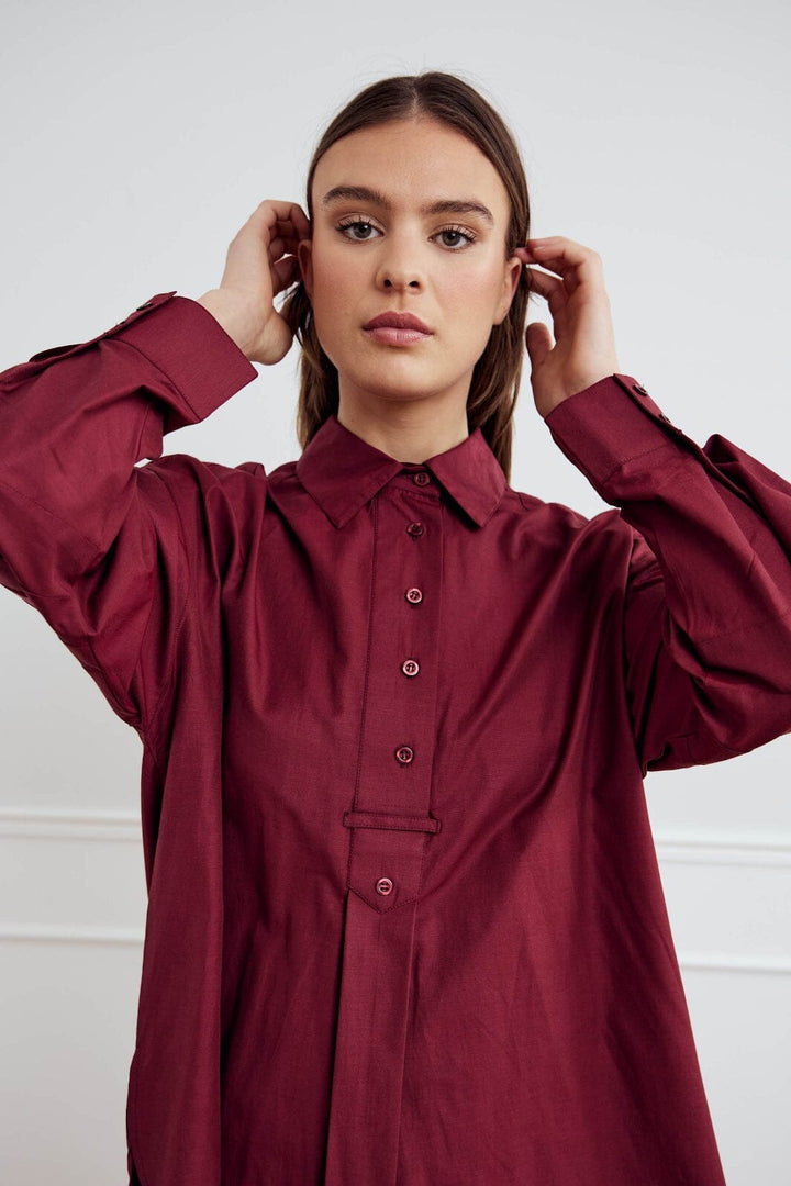 Noella - Leonie Shirt 13820001 - 1355 - Dusty Mahogany