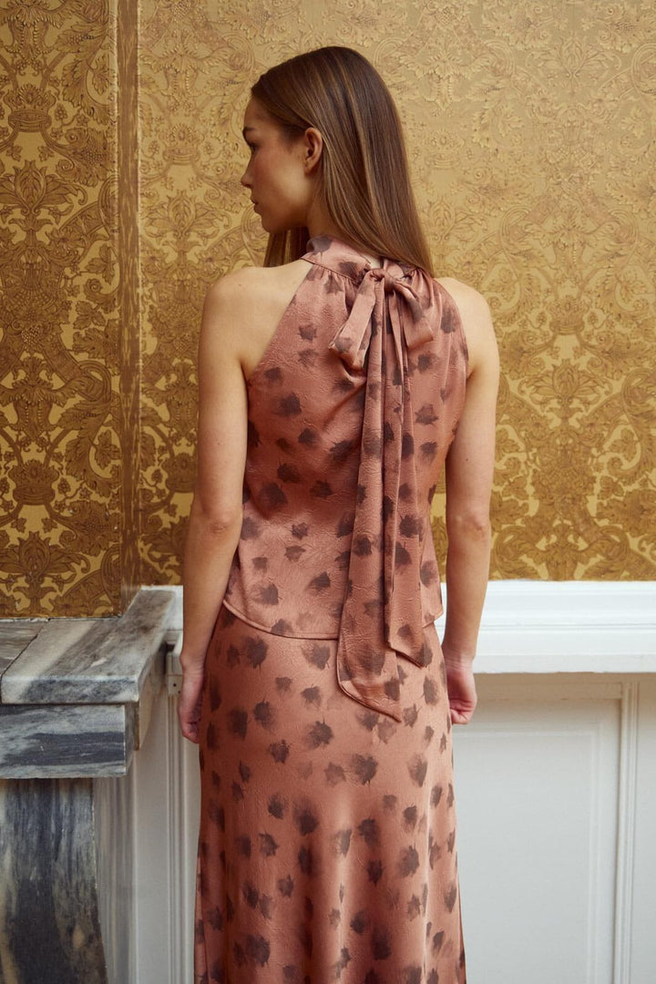 Noella - Leonora Skirt 13890002 - 1366 - Cosette Rust Print