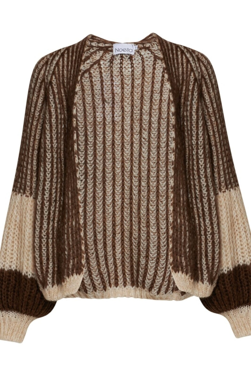 Noella - Liana Knit Cardigan - Beige Brown Cardigans