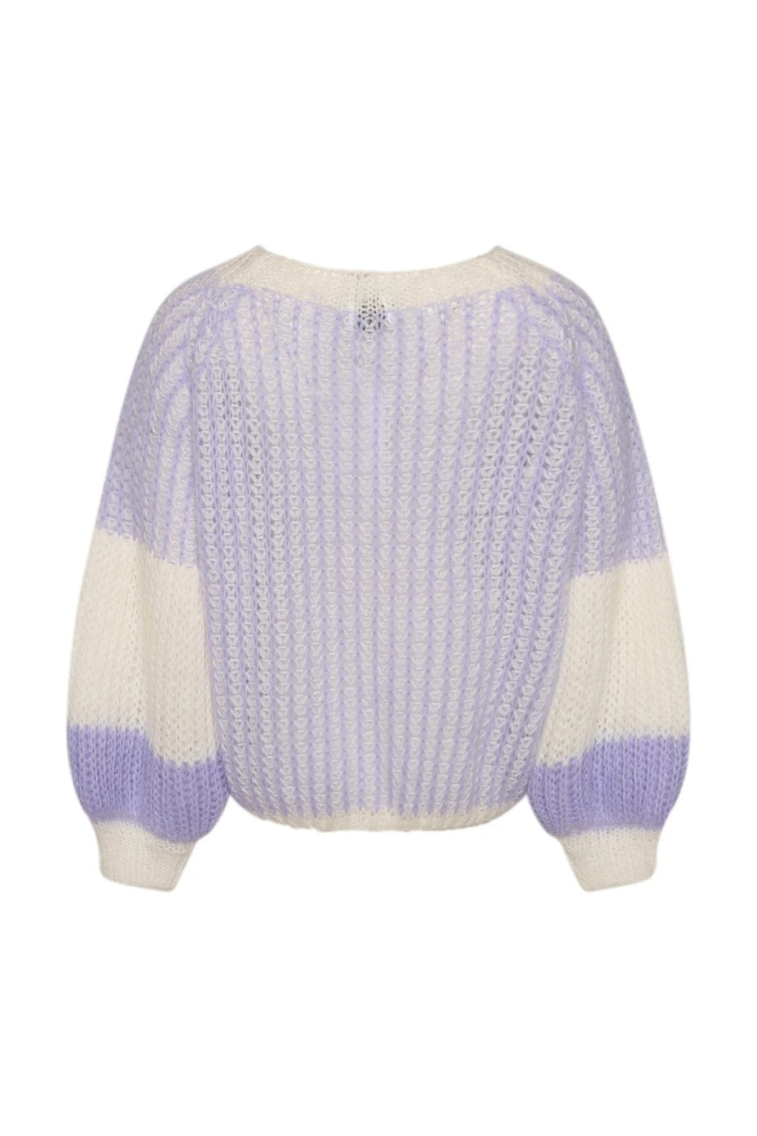 Noella - Liana Knit Sweater - Lavender/White