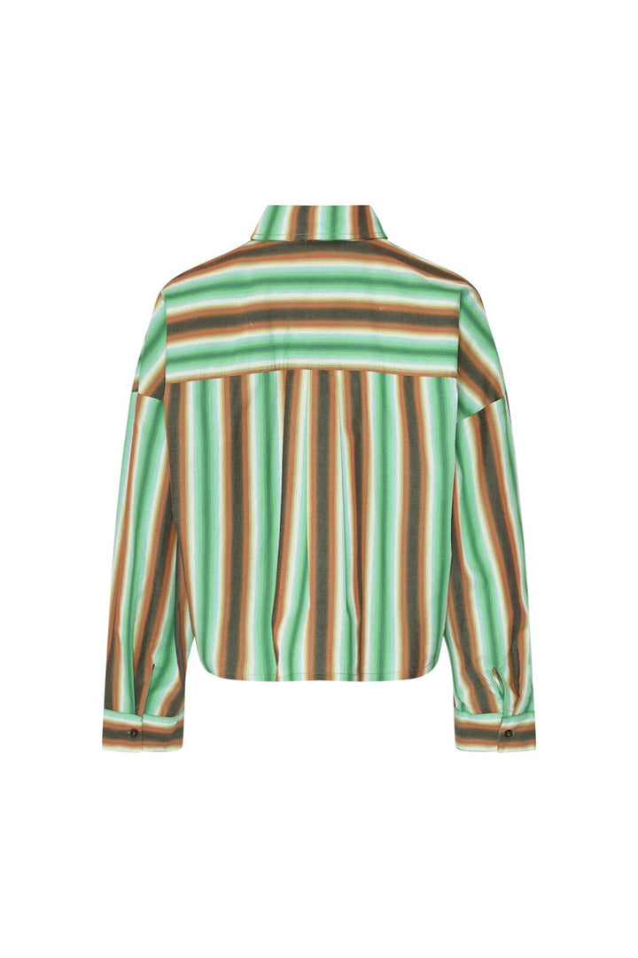 Noella - Liara Shirt 13900001 - 1368 - Cosma Green Stripe