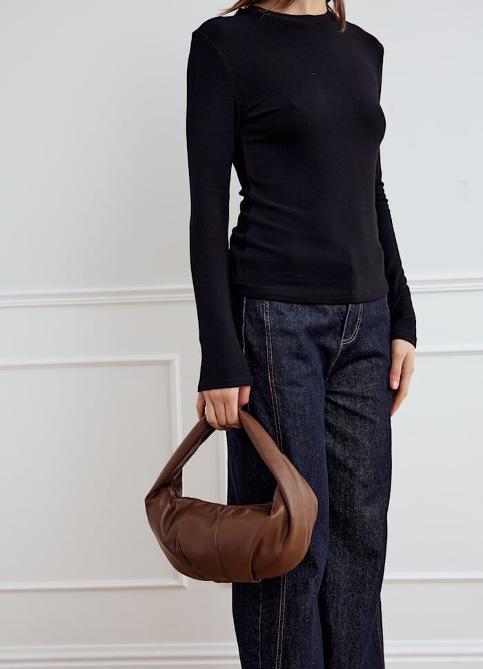 Noella - Lidie Ls Top 14090001 - 004 - Black T-shirts