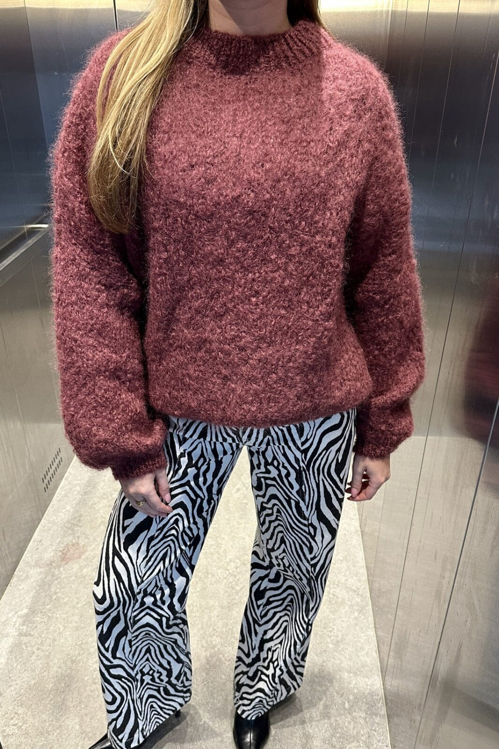 Noella - Linnie Knit 14180001 - 1285 - Rust Strikbluser