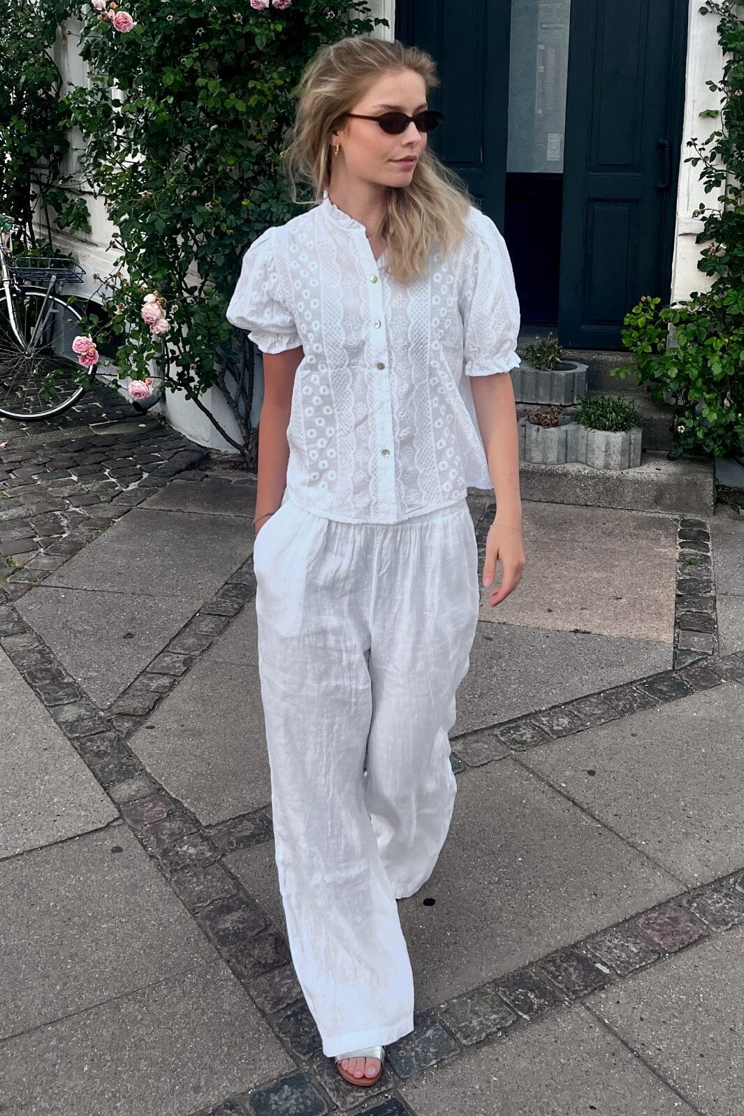 Noella - Lorann Pants 14700004 - 028 - White Bukser