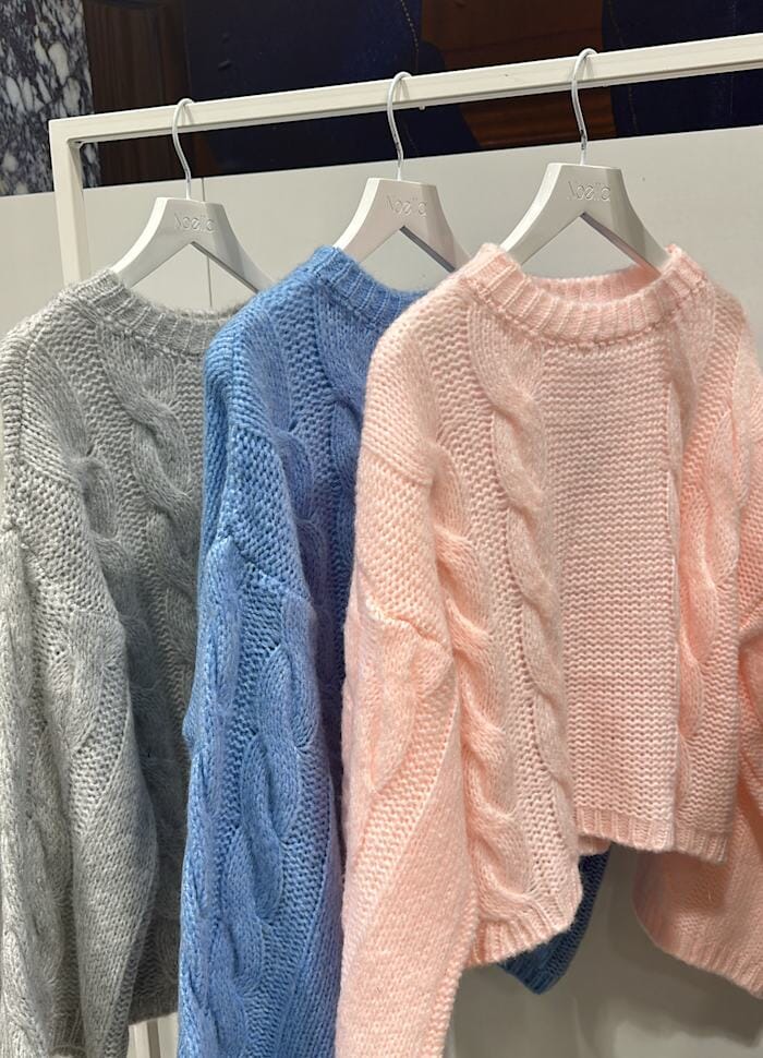 Noella - Lyza Knit 14190001 - 599 - Dusty Pink Strikbluser