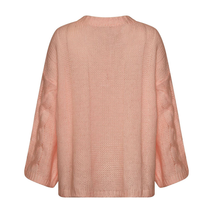Noella - Lyza Sh Knit 14190002 - 599 - Dusty Pink Strikbluser