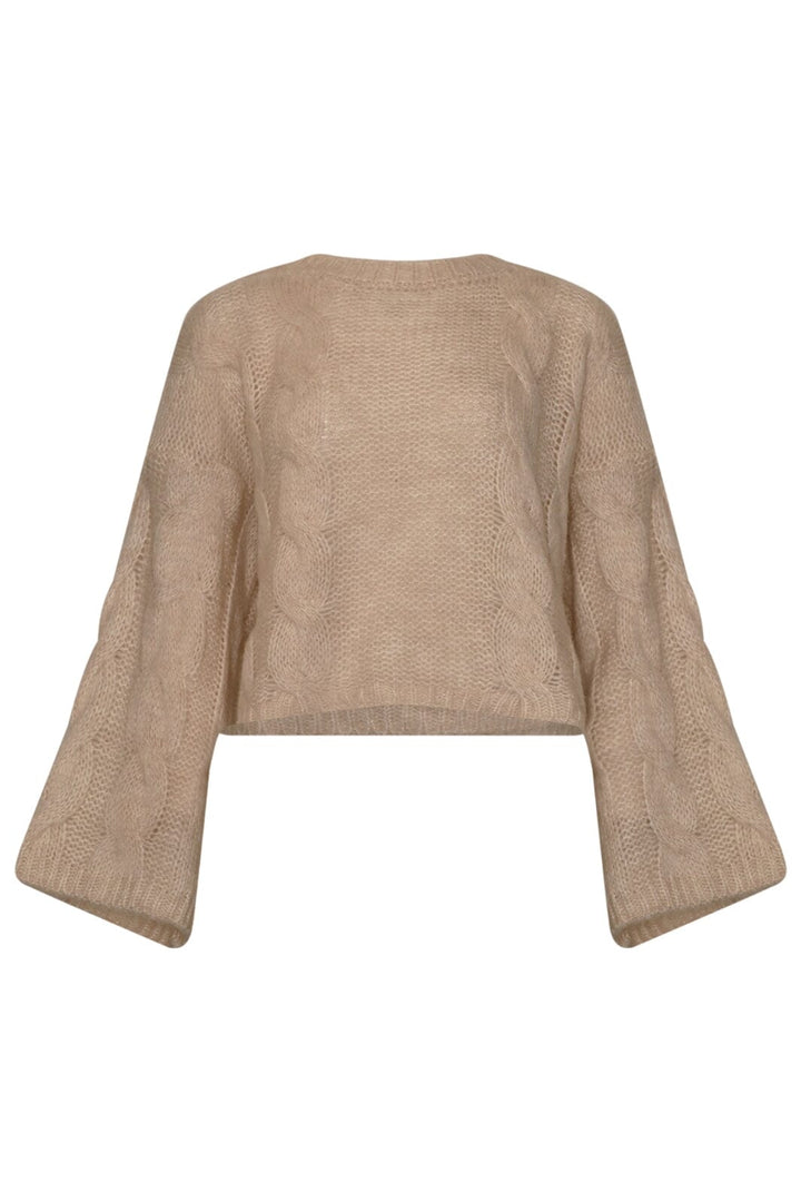 Noella - Lyza Sh Knit 14190002 - 974 - Ivory Strikbluser