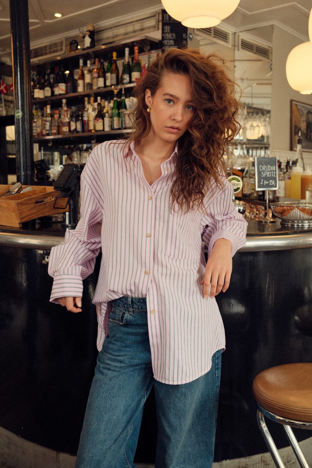 Noella - Marlon Stripe Shirt 14770001 - 1424 - Daffy Pink Stripe