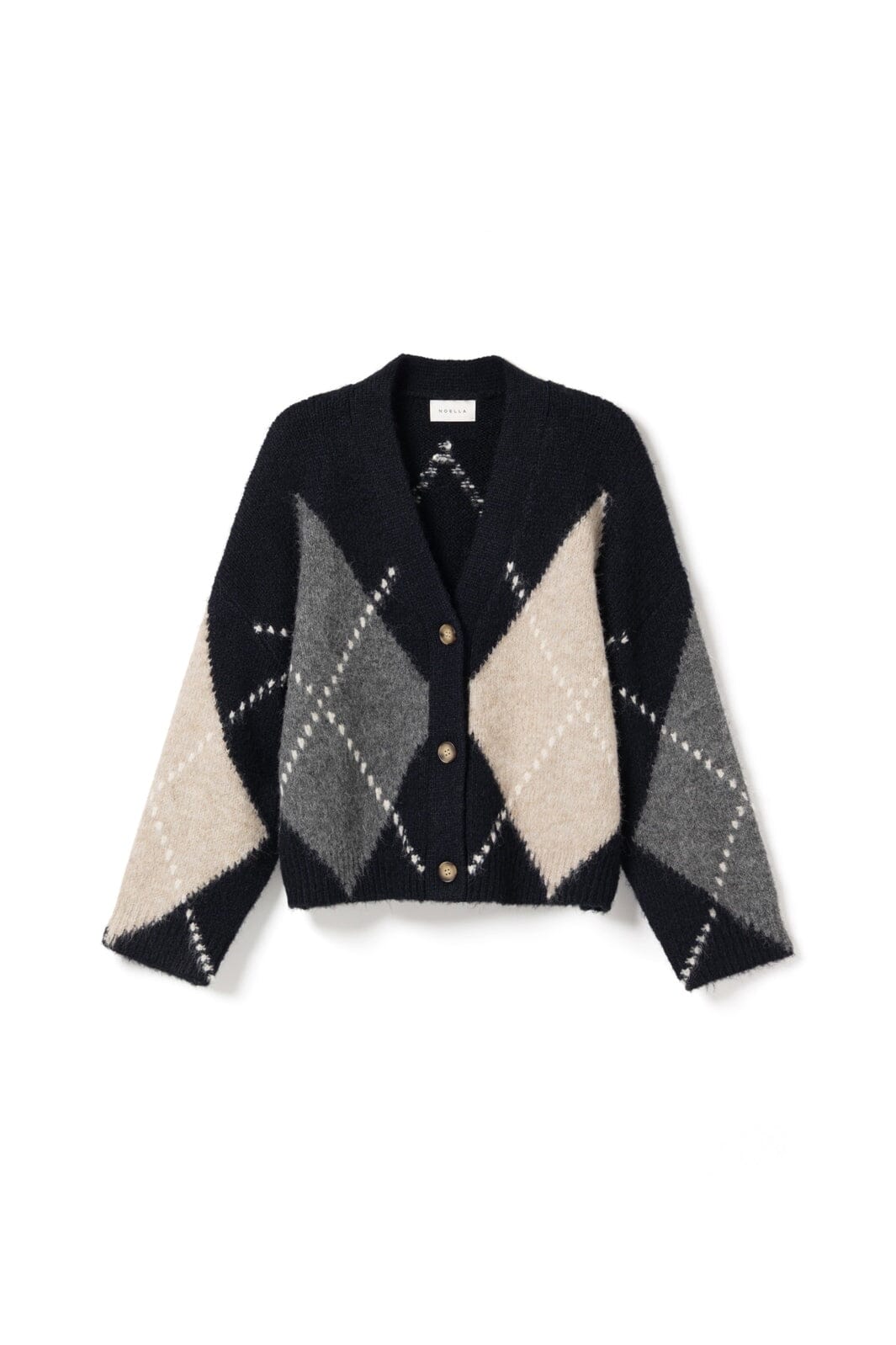 Noella - N-Laiana Knit Cardigan 14670002 - 670 - Navy Mix