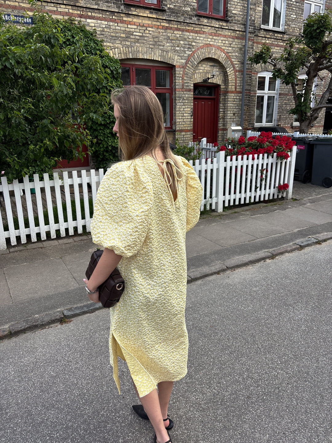 Noella - Reno Pastis Long Dress 11610005 - 990 - Buttercup Yellow Kjoler