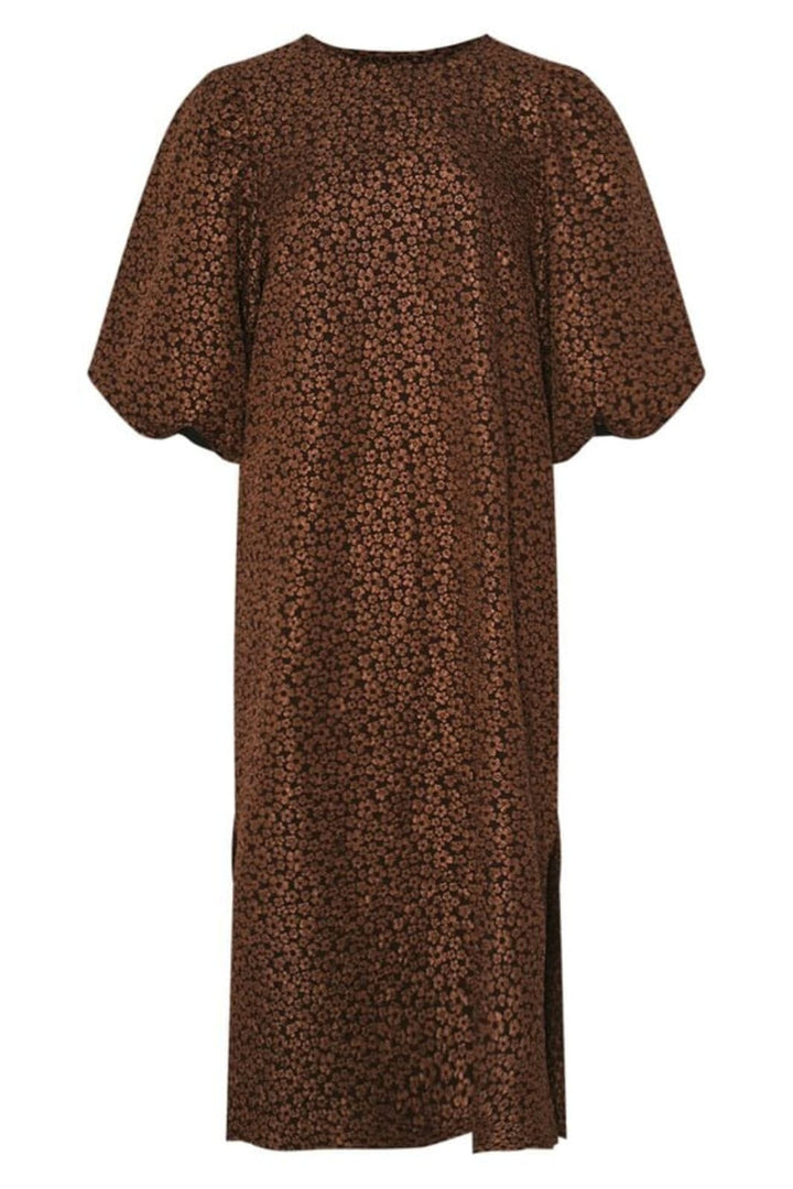 Noella - Reno Pastis Long Dress 12440016 - 674 - Chocolate Kjoler