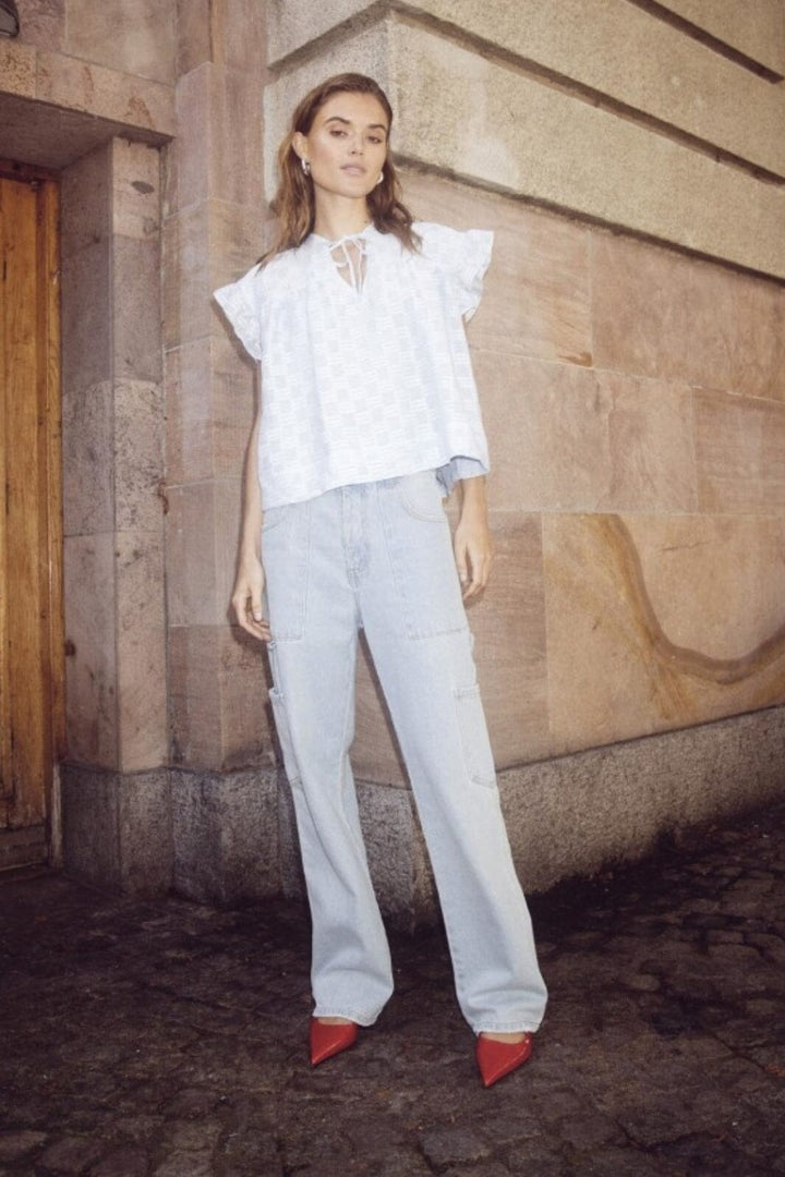 Noella - Seven Blouse - 975 Air Blue Toppe