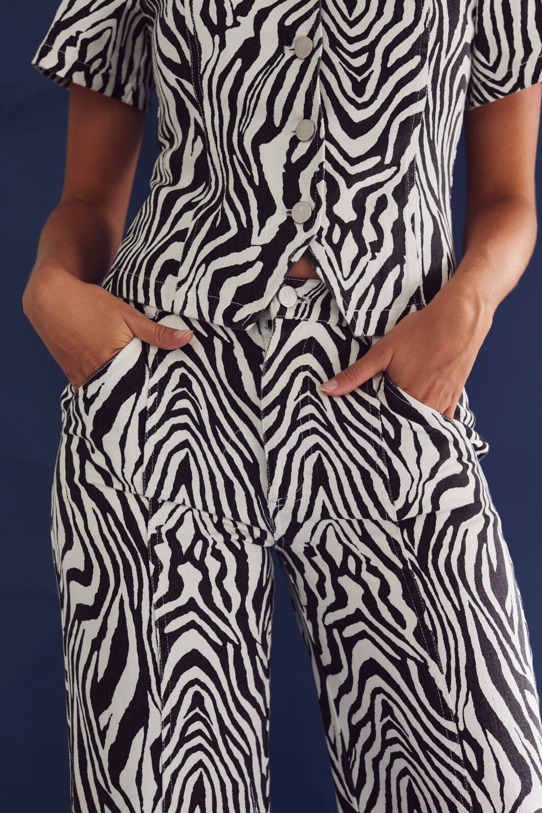 Noella - Stormy Jeans 10672108 - 1328 - Taleah Zebra Print