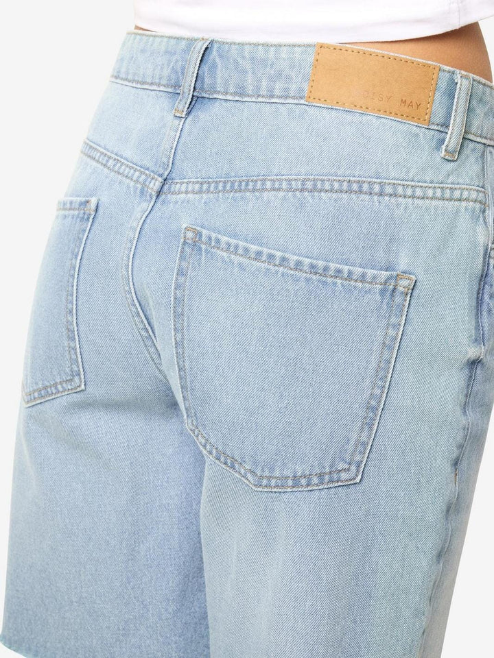 Noisy May - Nmholla Nw Loose Shorts Az425Lb - 4723602 Light Blue Denim